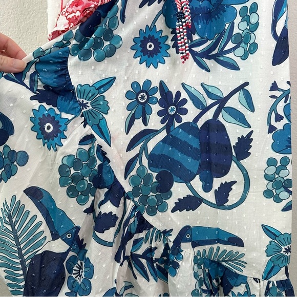 NWT FARM Rio Dual Prints Maxi Wrap Dress SZ L - Picture 6 of 10